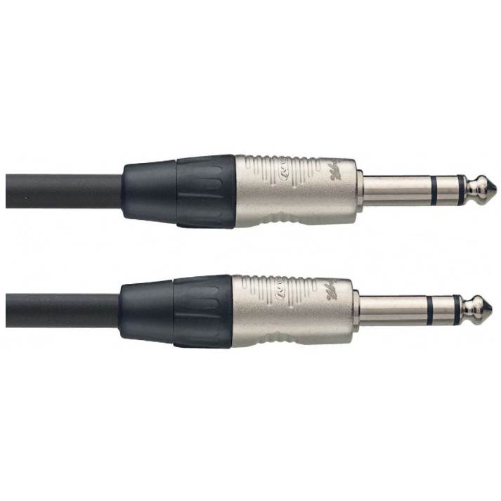 Stagg NPC030SR, kabel stereo JACK/JACK, 0,3m | Obrázok 1 | eplay.sk
