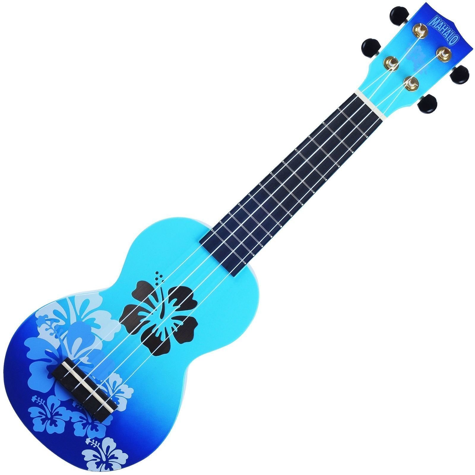 Mahalo Soprano Ukulele Hibiscus Blue Burst | Obrázok 1 | eplay.sk