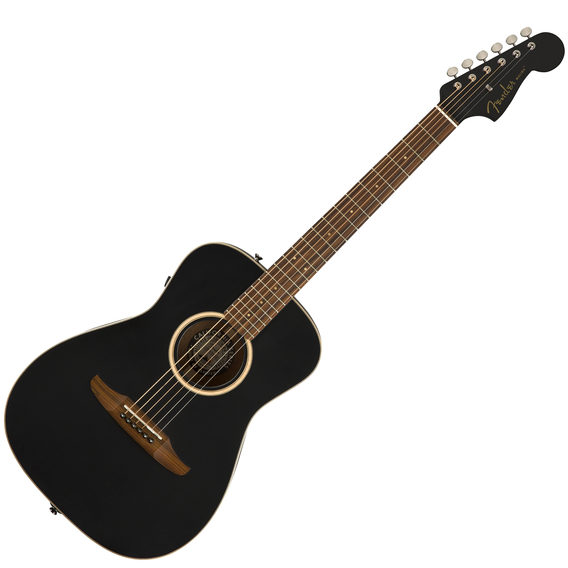 Fender Malibu Special Matte Black + púzdro | Obrázok 1 | eplay.sk