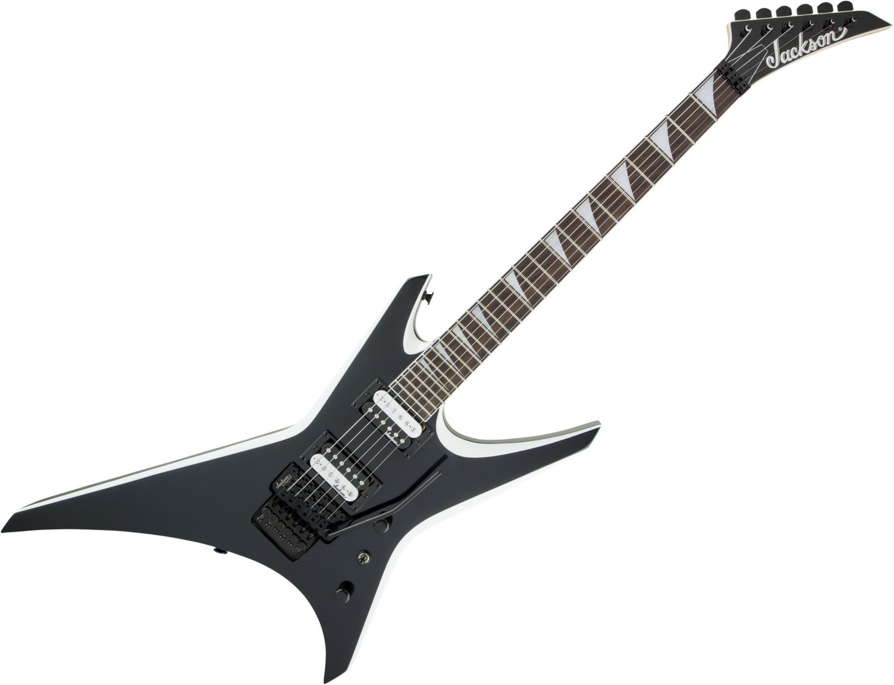 Jackson JS32 Warrior Black with White Bevels AH | Obrázok 1 | eplay.sk