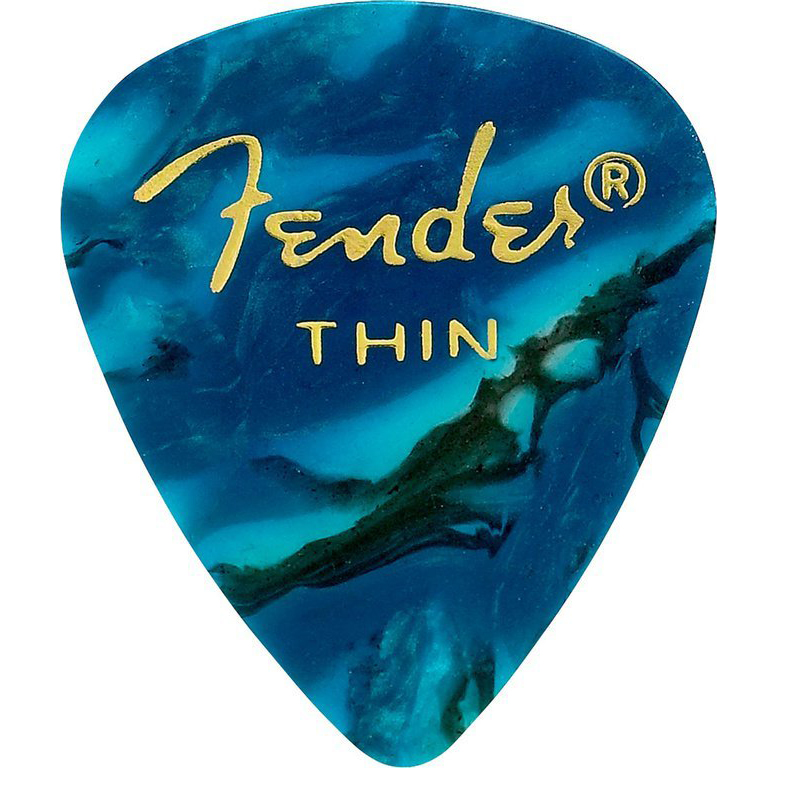 Fender 351 Shape Premium Pick Ocean Turquoise Thin | Obrázok 1 | eplay.sk