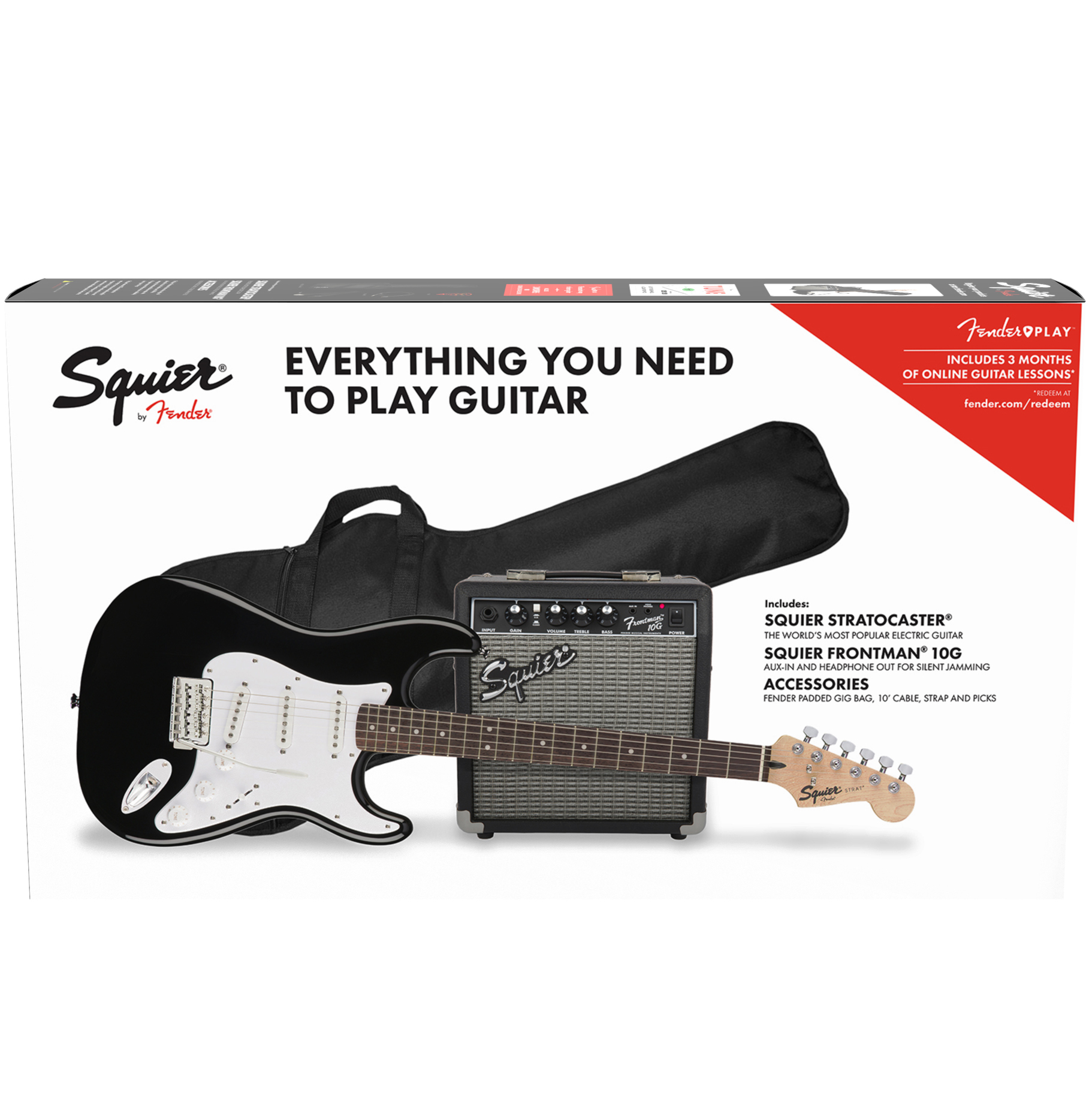 Fender Squier Stratocaster Pack Laurel Black | Obrázok 1 | eplay.sk