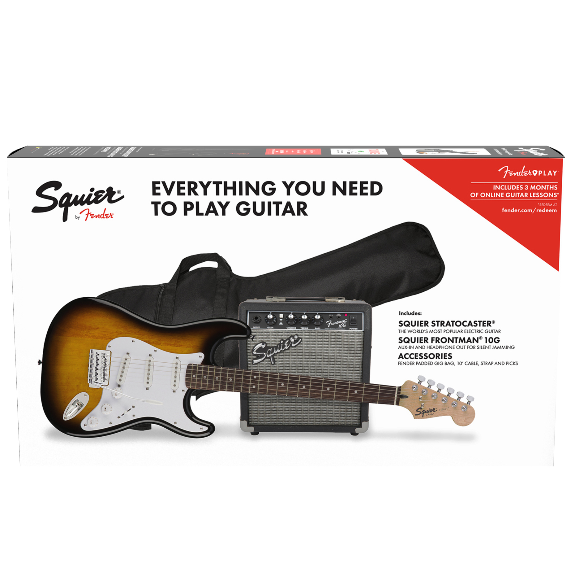 Fender Squier Stratocaster Pack Laurel Brown Sunburst | Obrázok 1 | eplay.sk