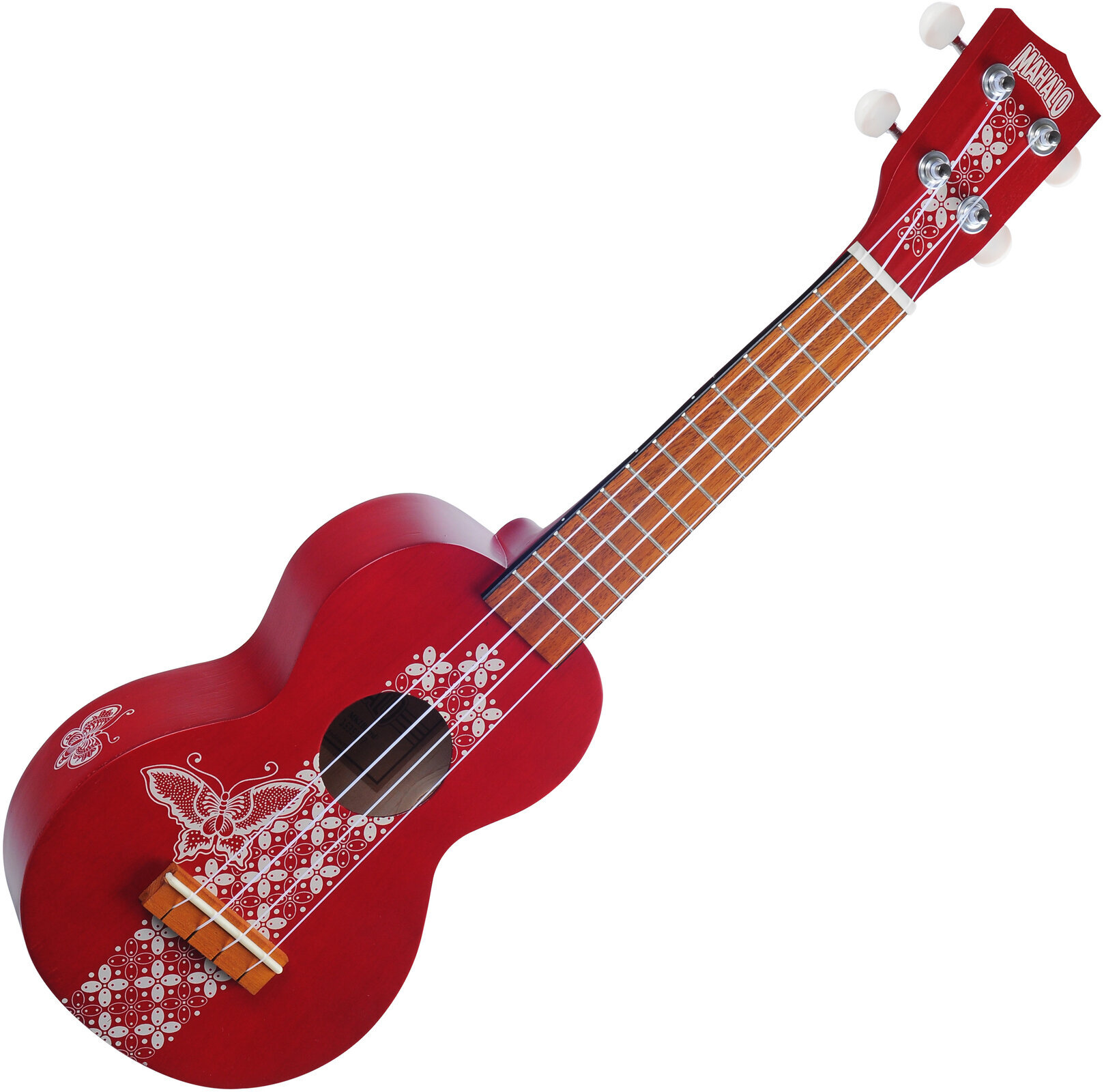 Mahalo MK1BA Sopránové ukulele Batik Transparent Red | Obrázok 1 | eplay.sk