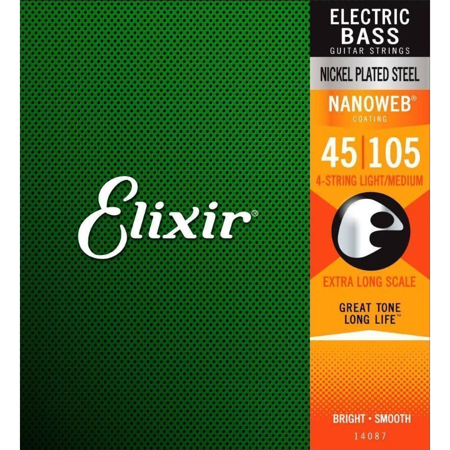 Elixir 14087 Bass NANOWEB Medium Extra Long Scale | Obrázok 1 | eplay.sk