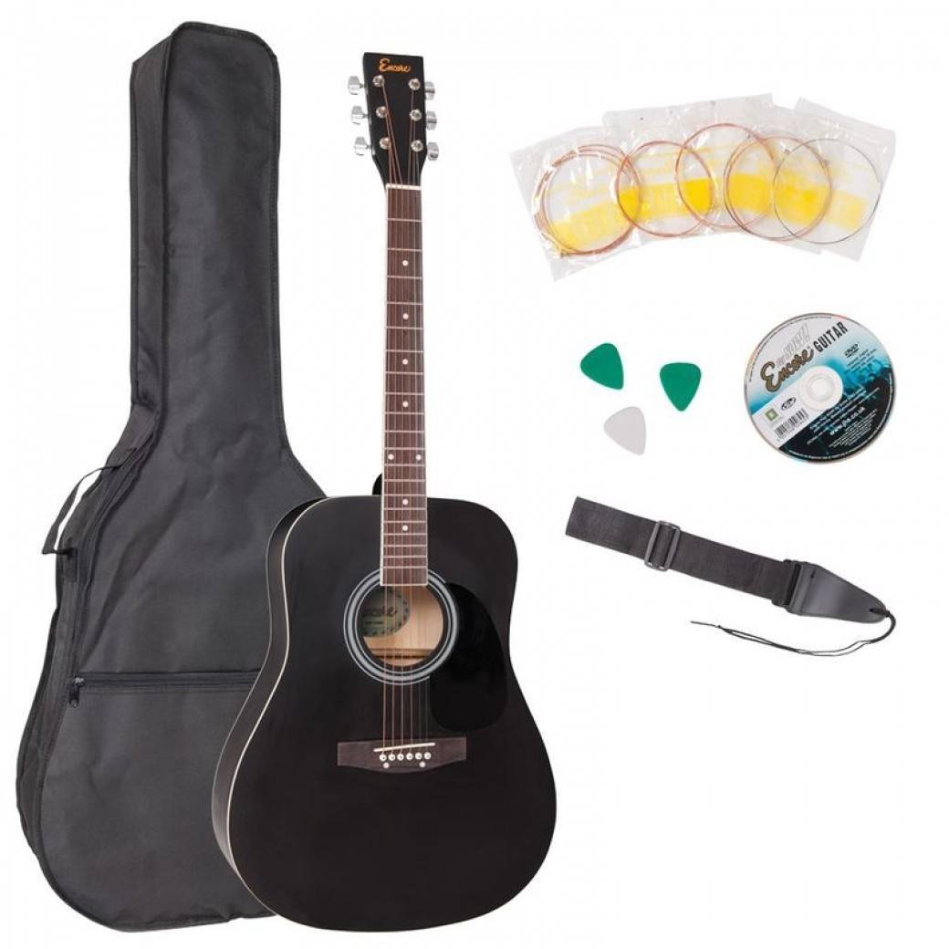 Encore EWP-100N Acoustic Guitar Outfit Black | Obrázok 1 | eplay.sk