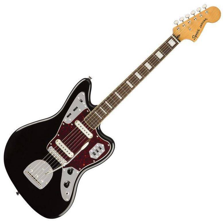 Fender Squier Classic Vibe 70s Jaguar LRL Black | Obrázok 1 | eplay.sk