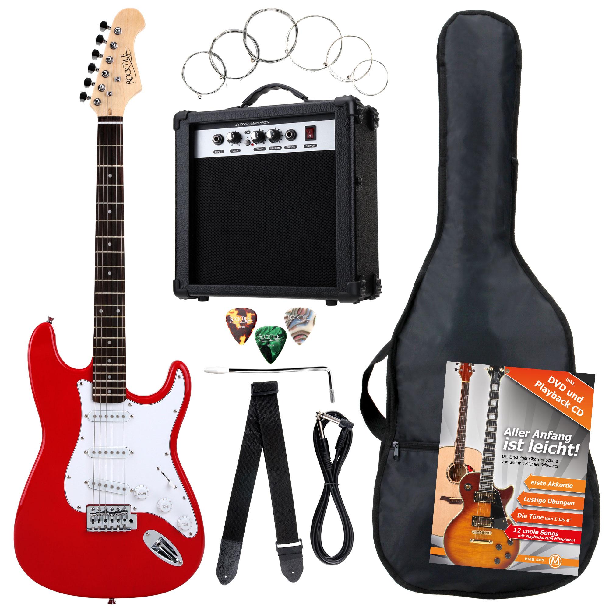 Rocktile Banger Elektrický Gitarový Set, Červený | Obrázok 1 | eplay.sk