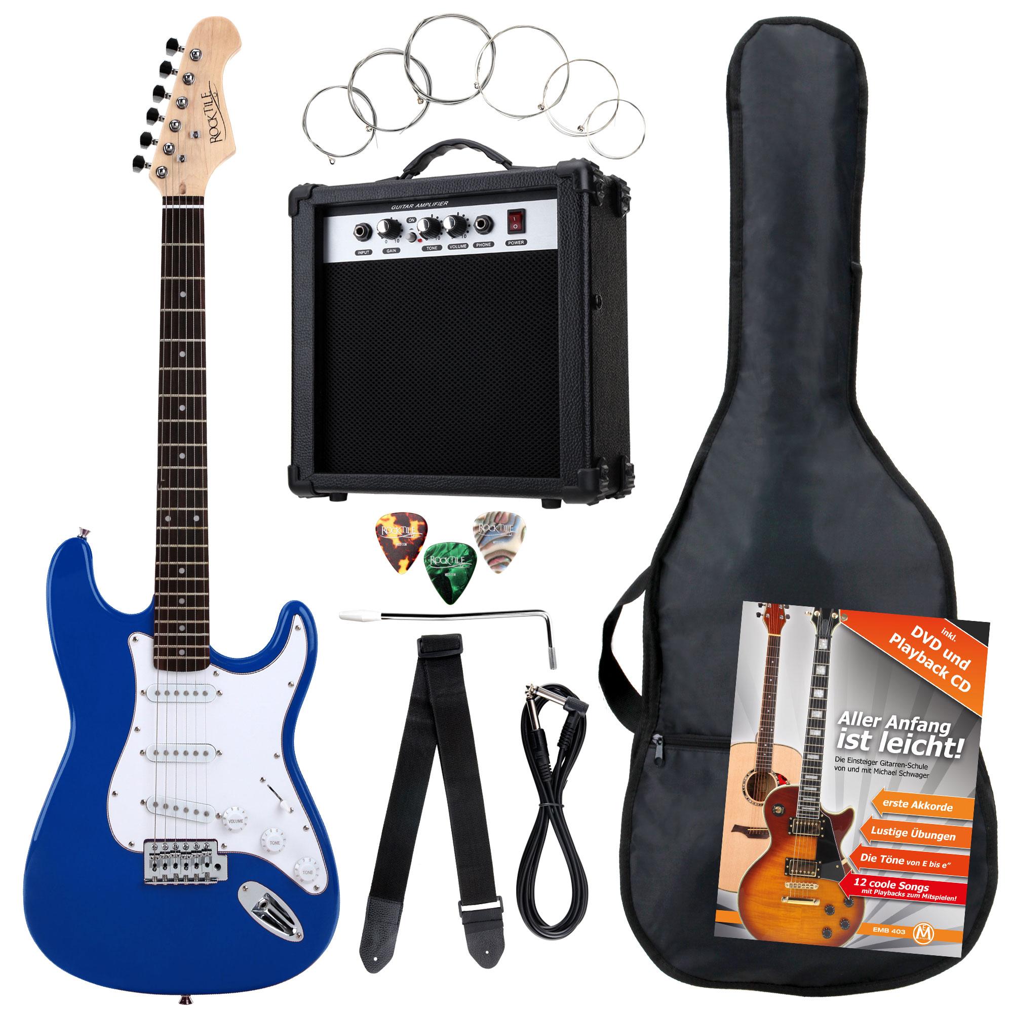 Rocktile Banger Elektrický Gitarový Set, Modrý | Obrázok 1 | eplay.sk