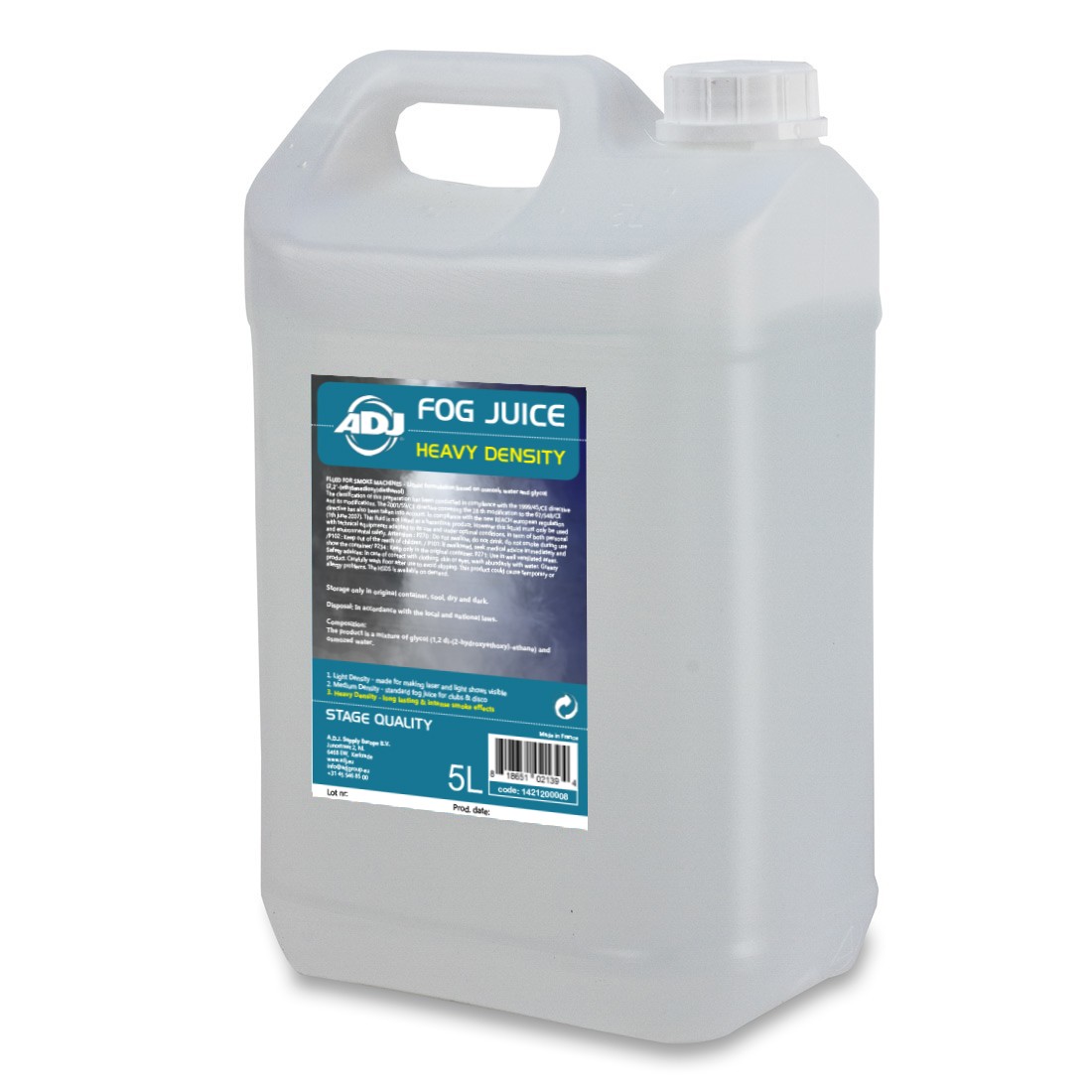 ADJ Fog juice 3 heavy, 5L | Obrázok 1 | eplay.sk