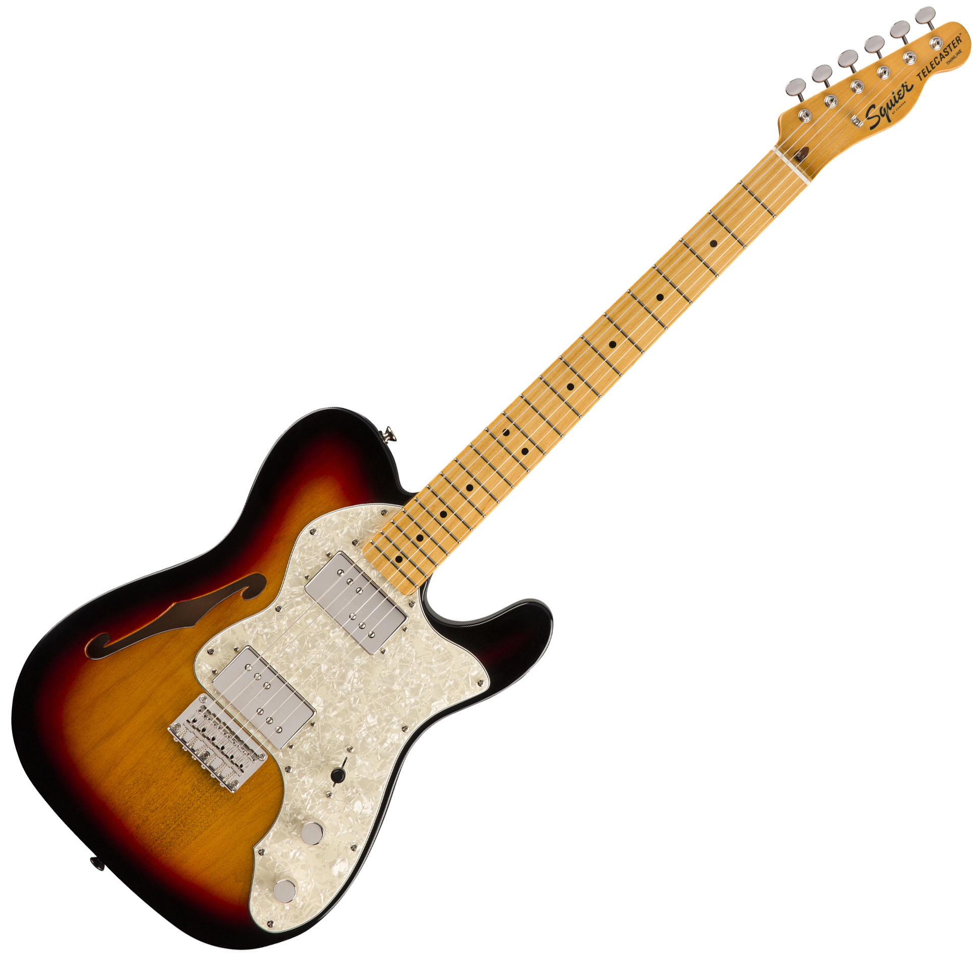 Fender Squier Classic Vibe 70s Telecaster Thinline 3-Color Sunburst | Obrázok 1 | eplay.sk
