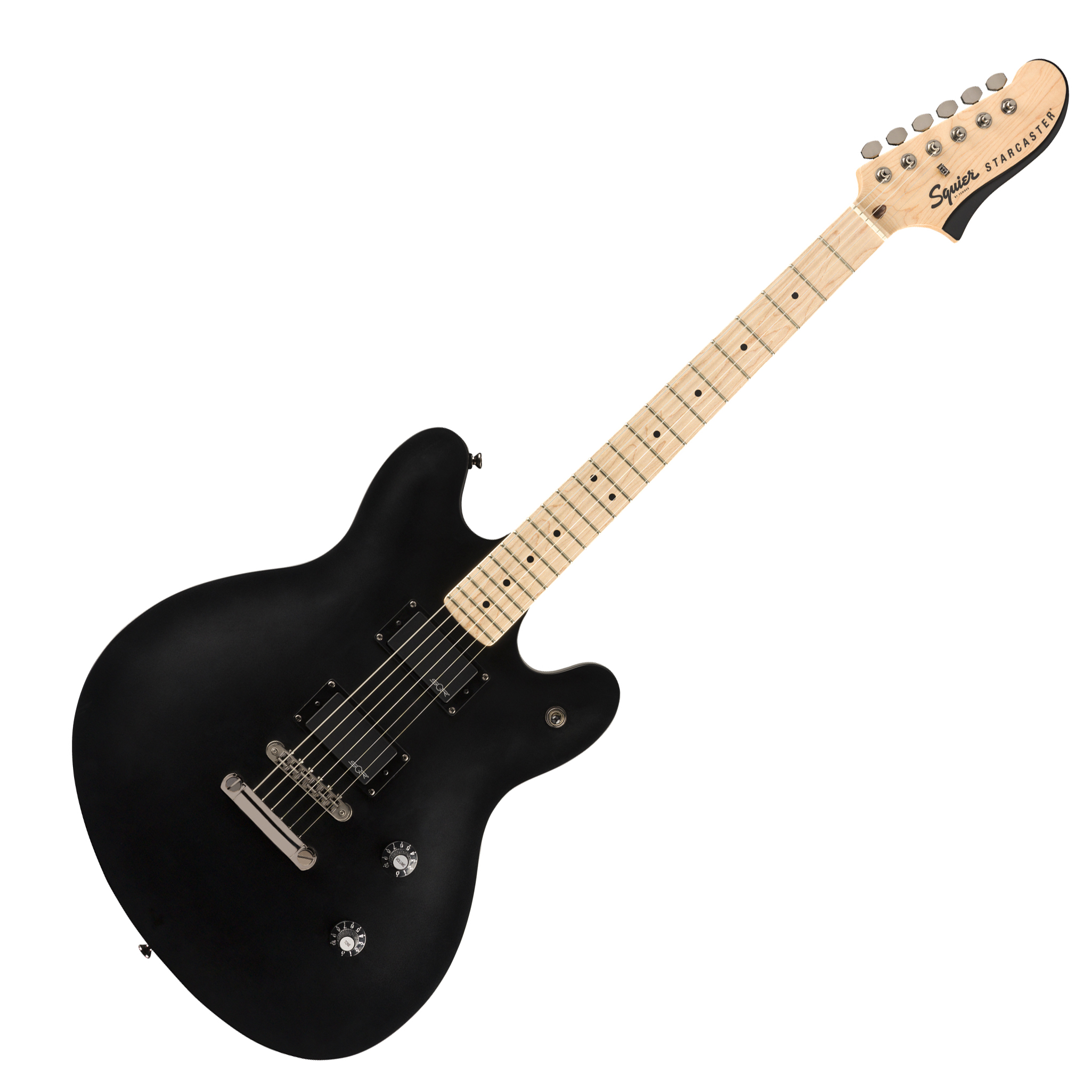 Fender Squier Contemporary Active Starcaster Maple Fingerboard Flat Black | Obrázok 1 | eplay.sk