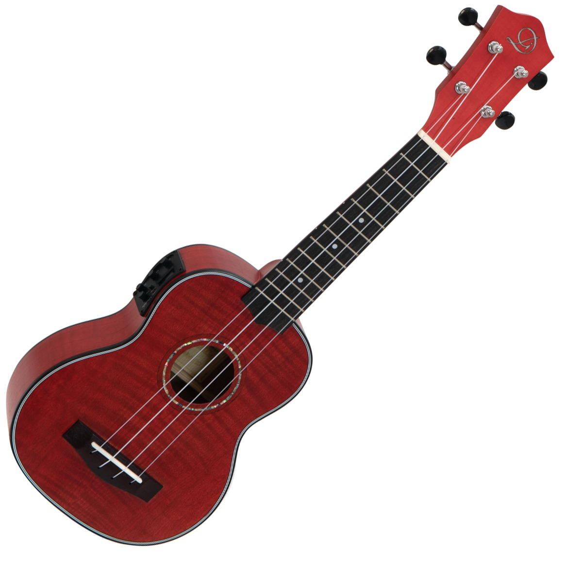 DIMAVERY UK-100 Sopranové ukulele, flamed red | Obrázok 1 | eplay.sk