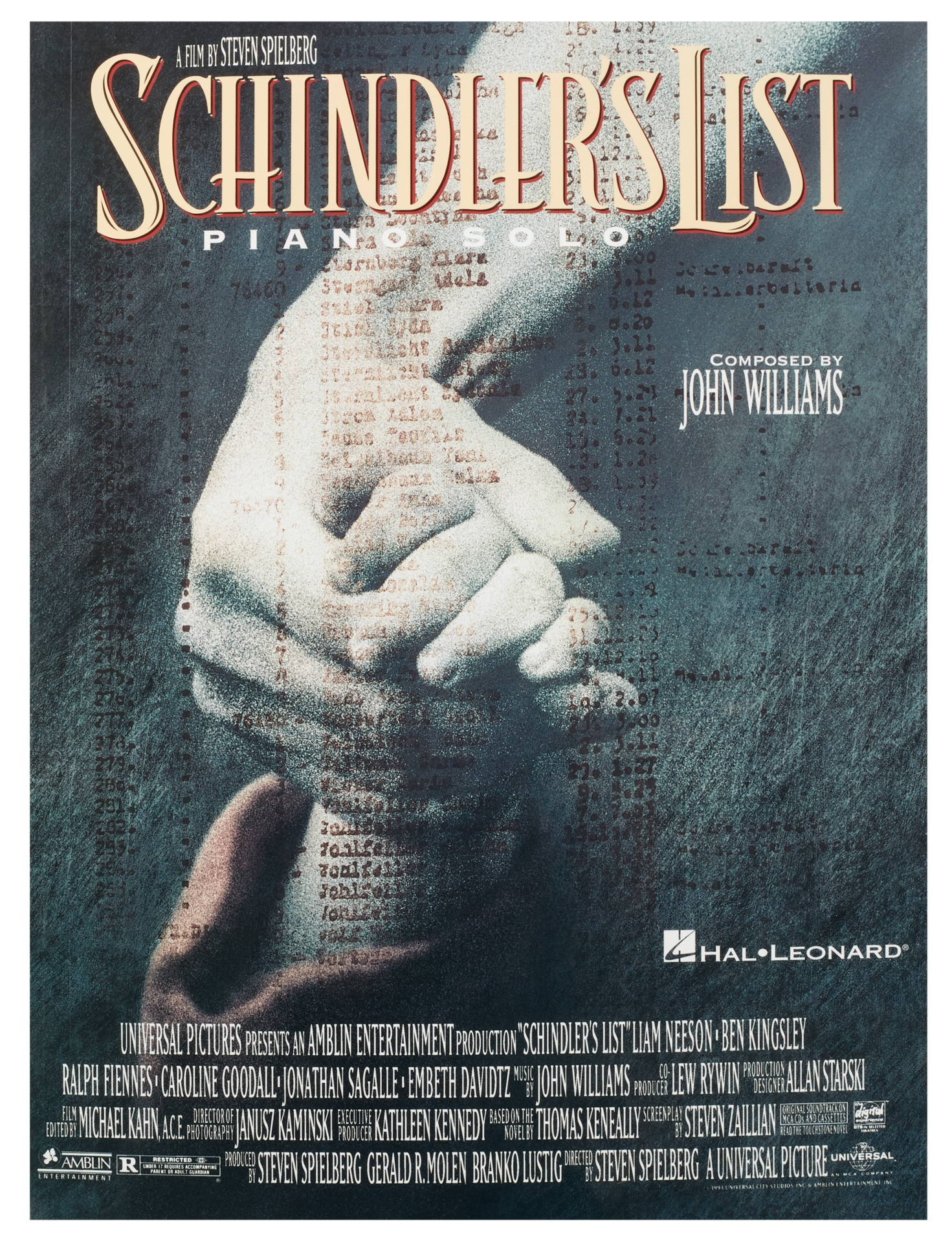 MS John Williams: Schindler's List Piano Solos | Obrázok 1 | eplay.sk