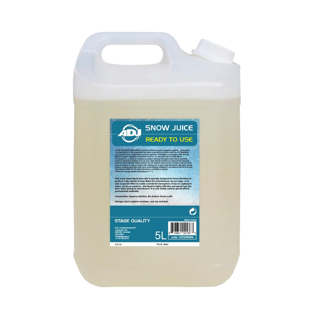 ADJ Snow Fluid 5 Liter | Obrázok 1 | eplay.sk