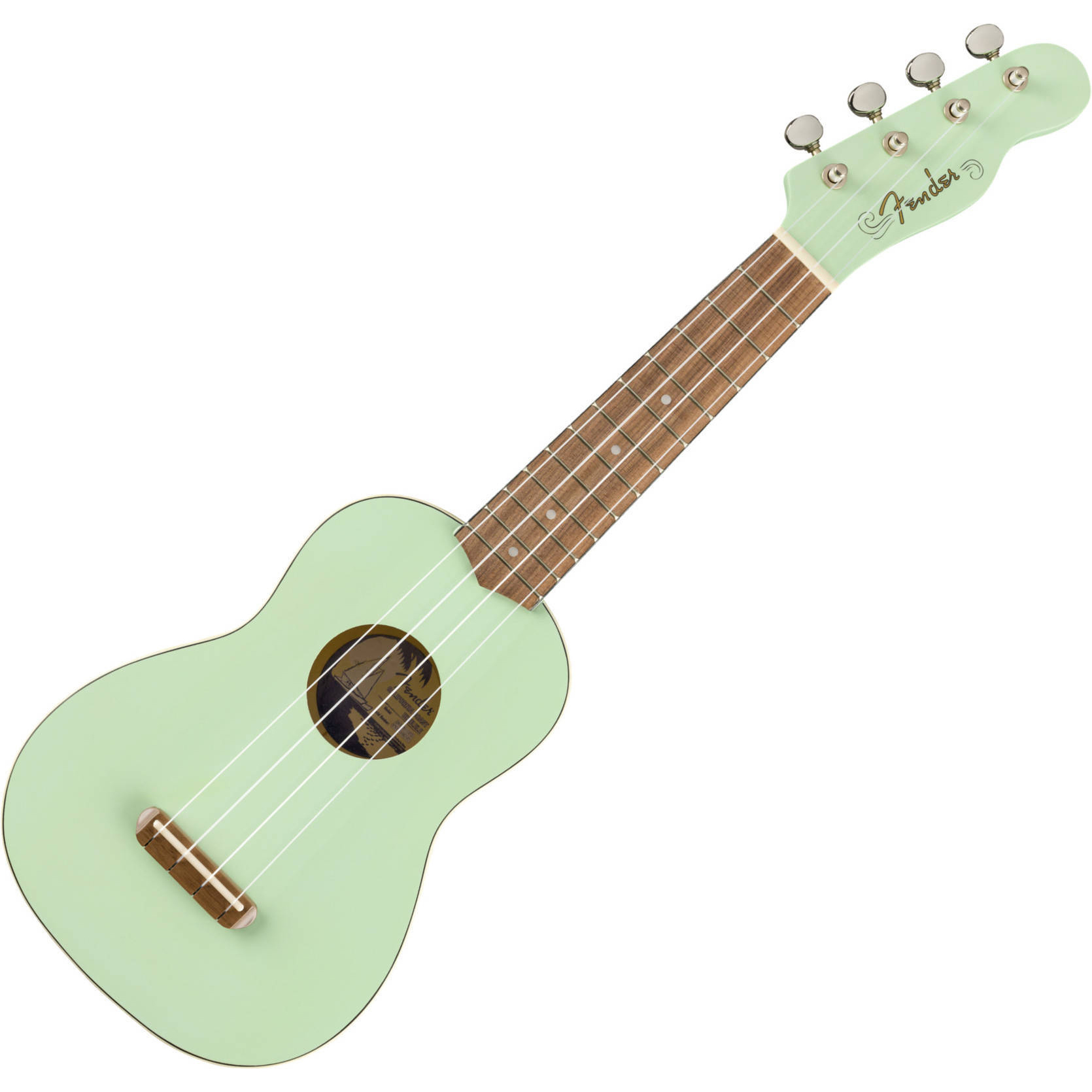 Fender Venice Soprano Ukulele WN Surf Green | Obrázok 1 | eplay.sk