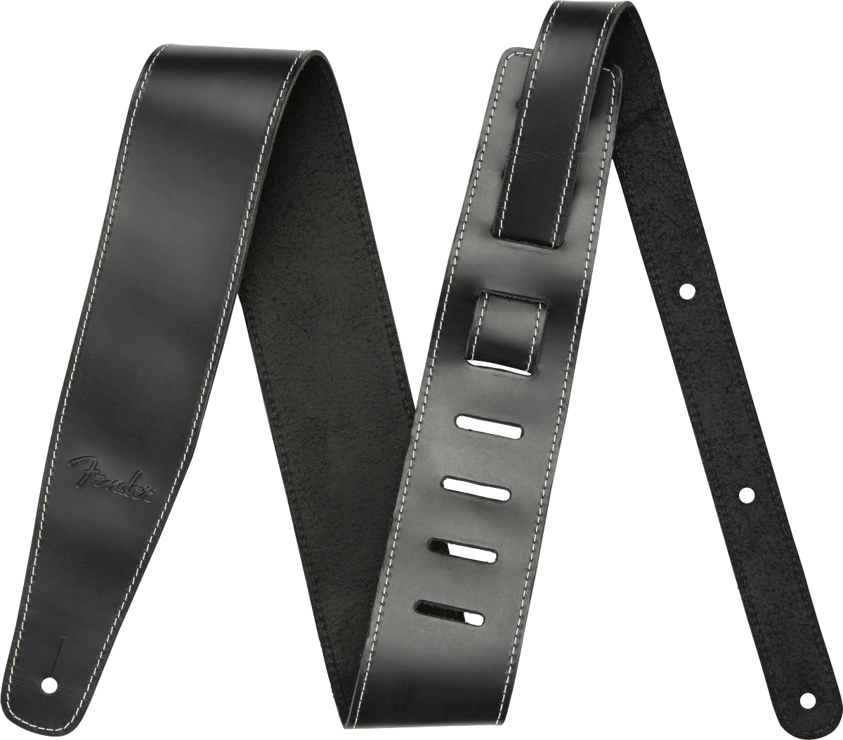 Fender Broken-In Leather Strap Black | Obrázok 1 | eplay.sk