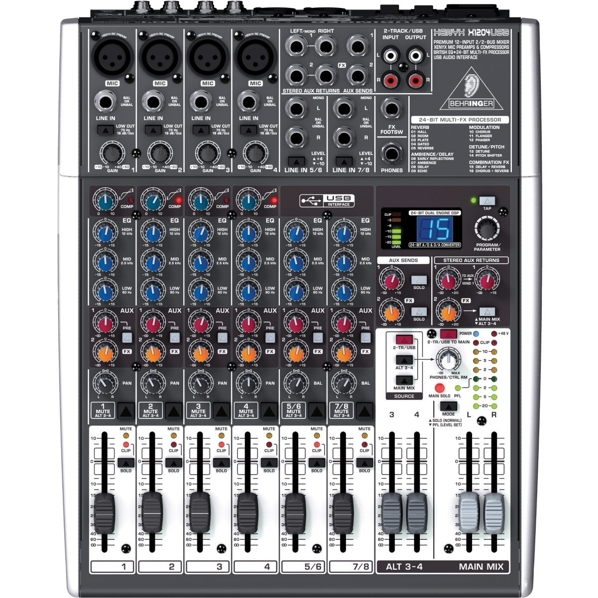 Behringer XENYX X 1204 USB | Obrázok 1 | eplay.sk