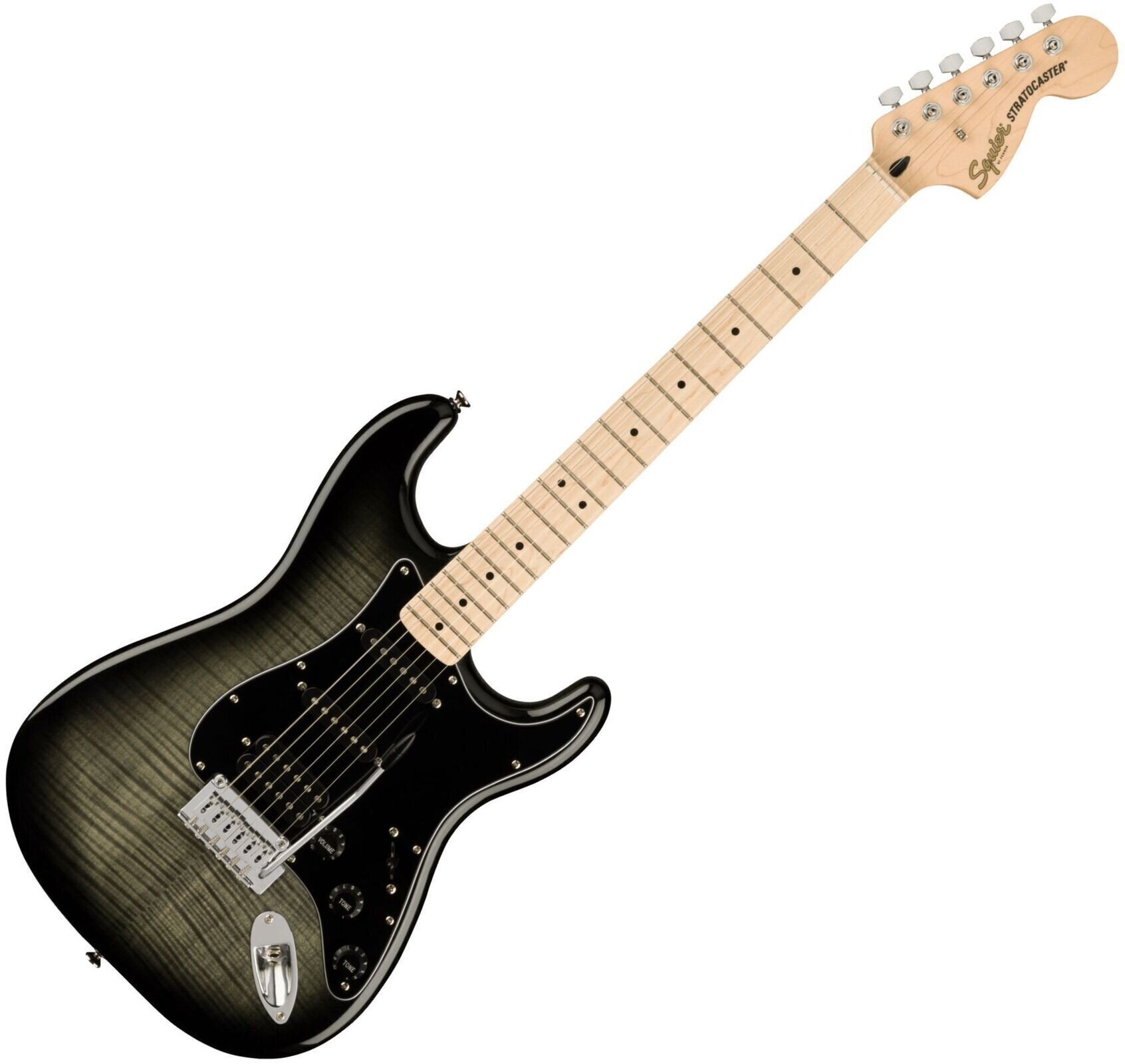 Fender Squier Affinity Series Stratocaster FMT Black Burst | Obrázok 1 | eplay.sk