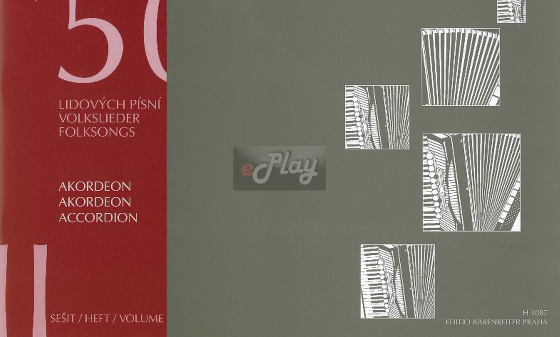 50 Lidových písní pro akordeon 2 - Jozef Kotík | Obrázok 1 | eplay.sk