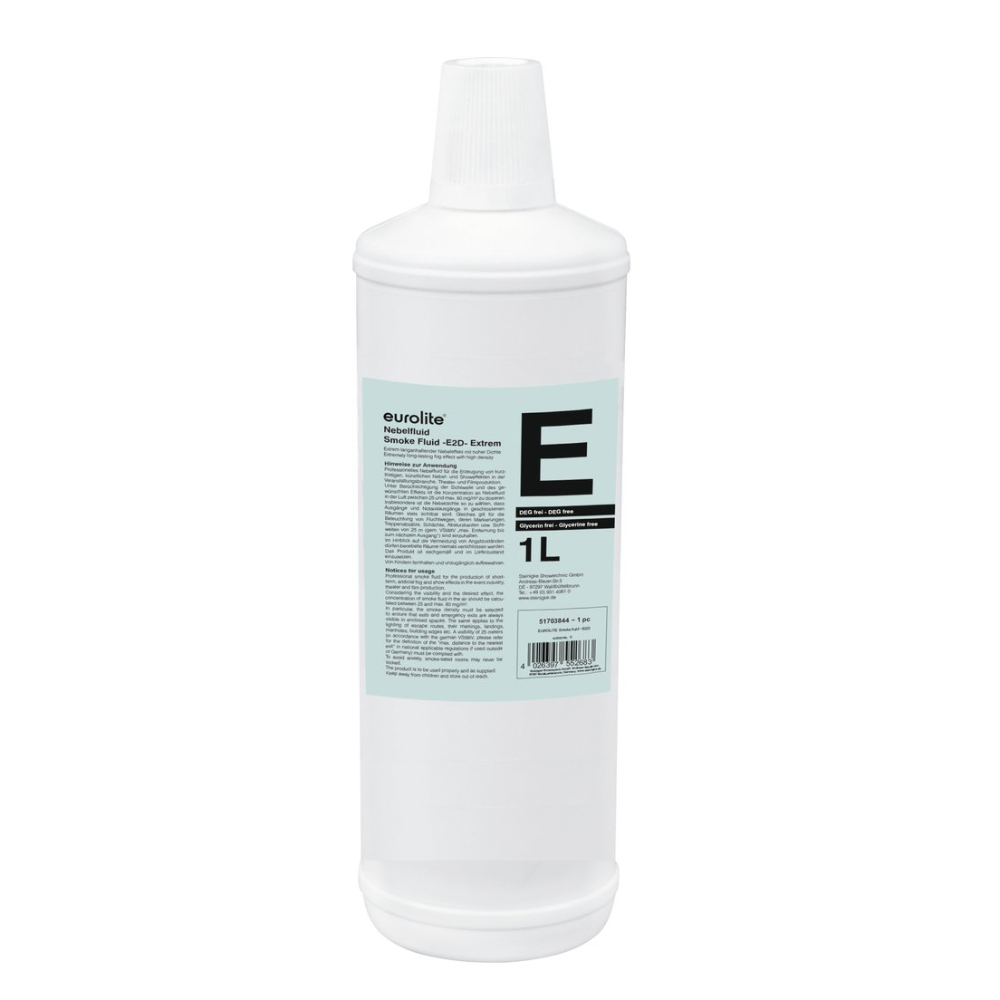 Eurolite náplň do výrobníku hmly -E2D- extreme 1l | Obrázok 1 | eplay.sk