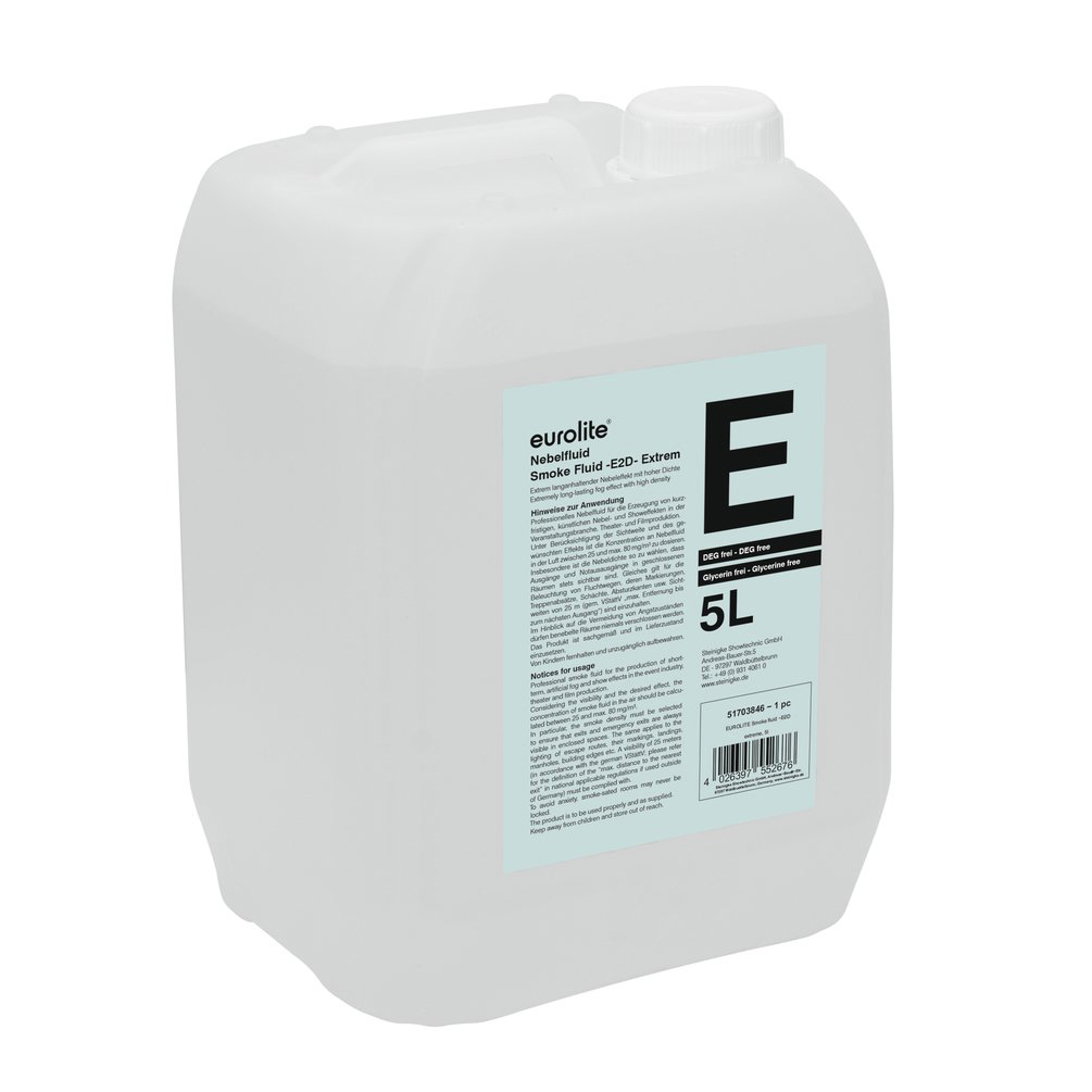 Eurolite náplň do výrobníku hmly -E2D- extreme 5l | Obrázok 1 | eplay.sk