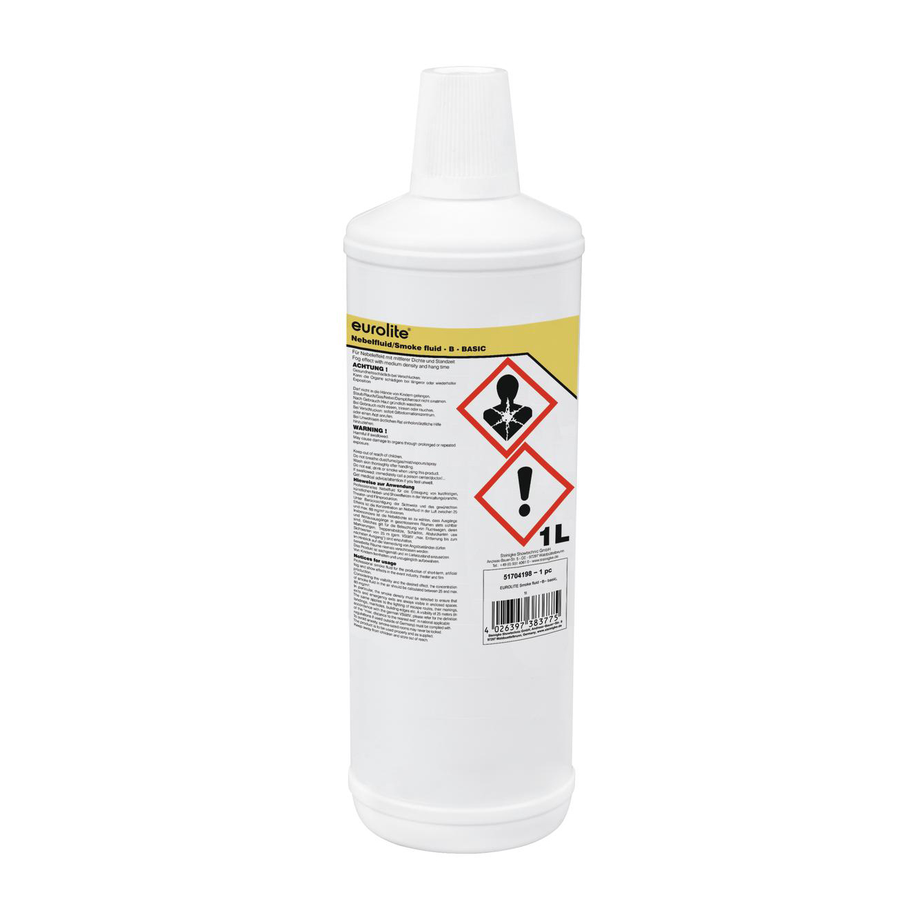 Eurolite náplň do výrobníku mlhy ´B´, 1liter | Obrázok 1 | eplay.sk