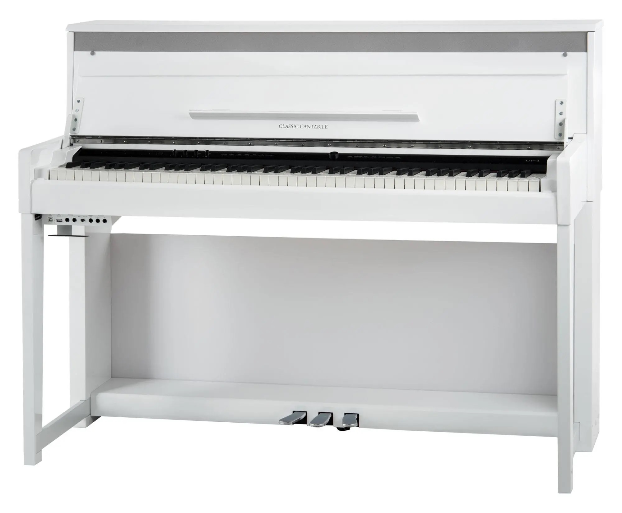 Classic Cantabile UP-1 WH Upright E-Piano Biela Lesklá | Obrázok 1 | eplay.sk
