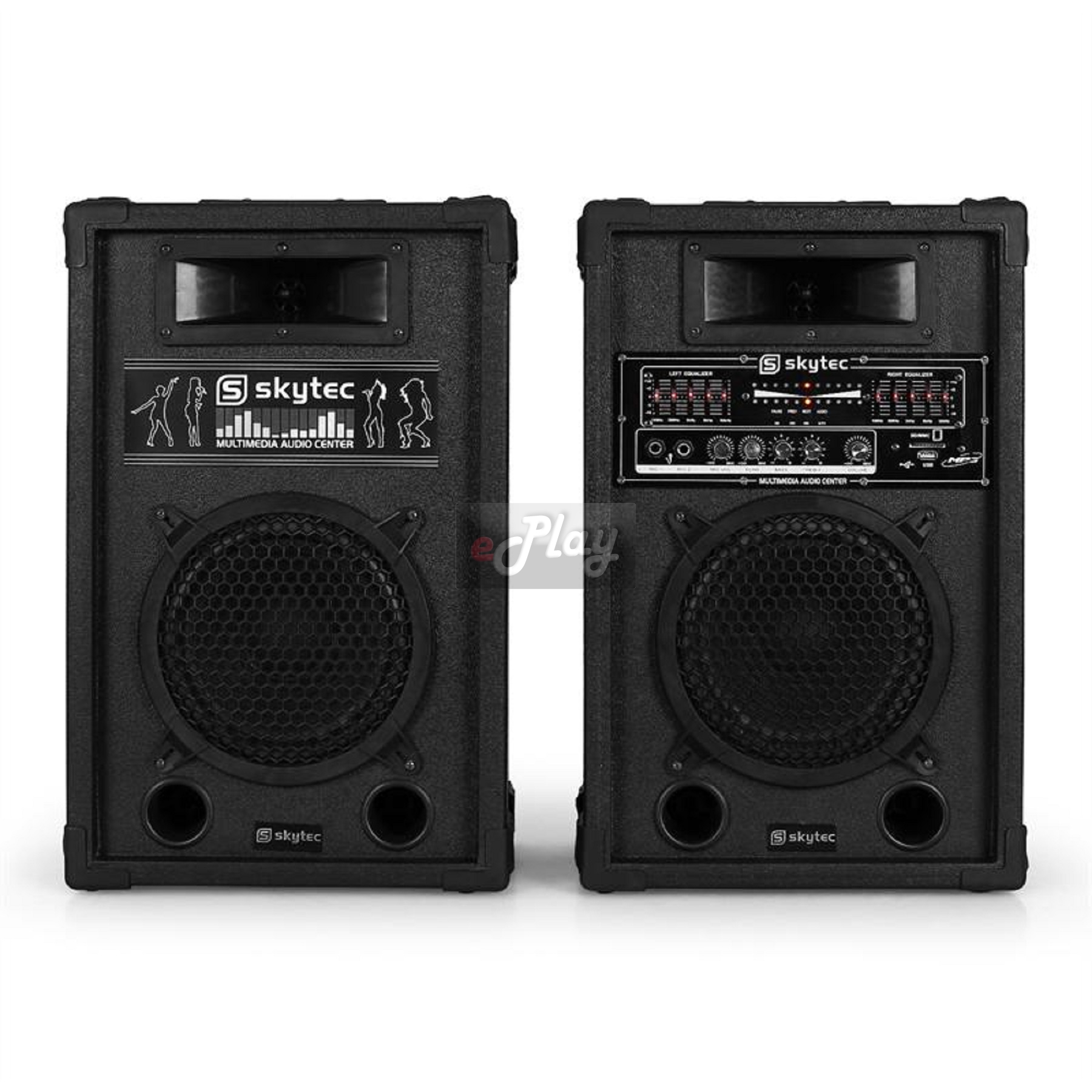 Set reproduktorov Skytec, 20 cm,600 W, USB, SD, MP | Obrázok 1 | eplay.sk
