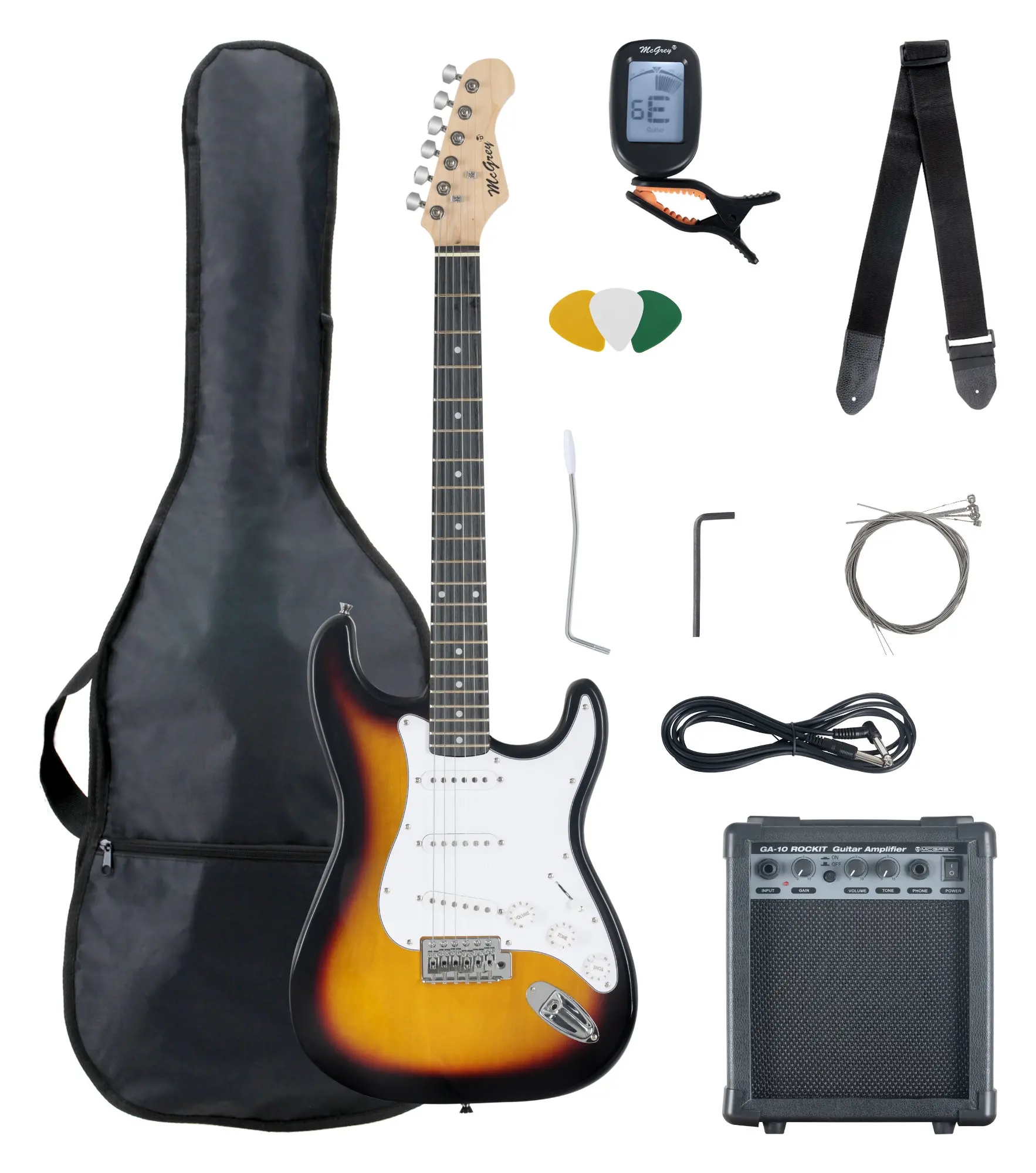 McGrey Rockit Gitarový Set, Sunburst | Obrázok 1 | eplay.sk