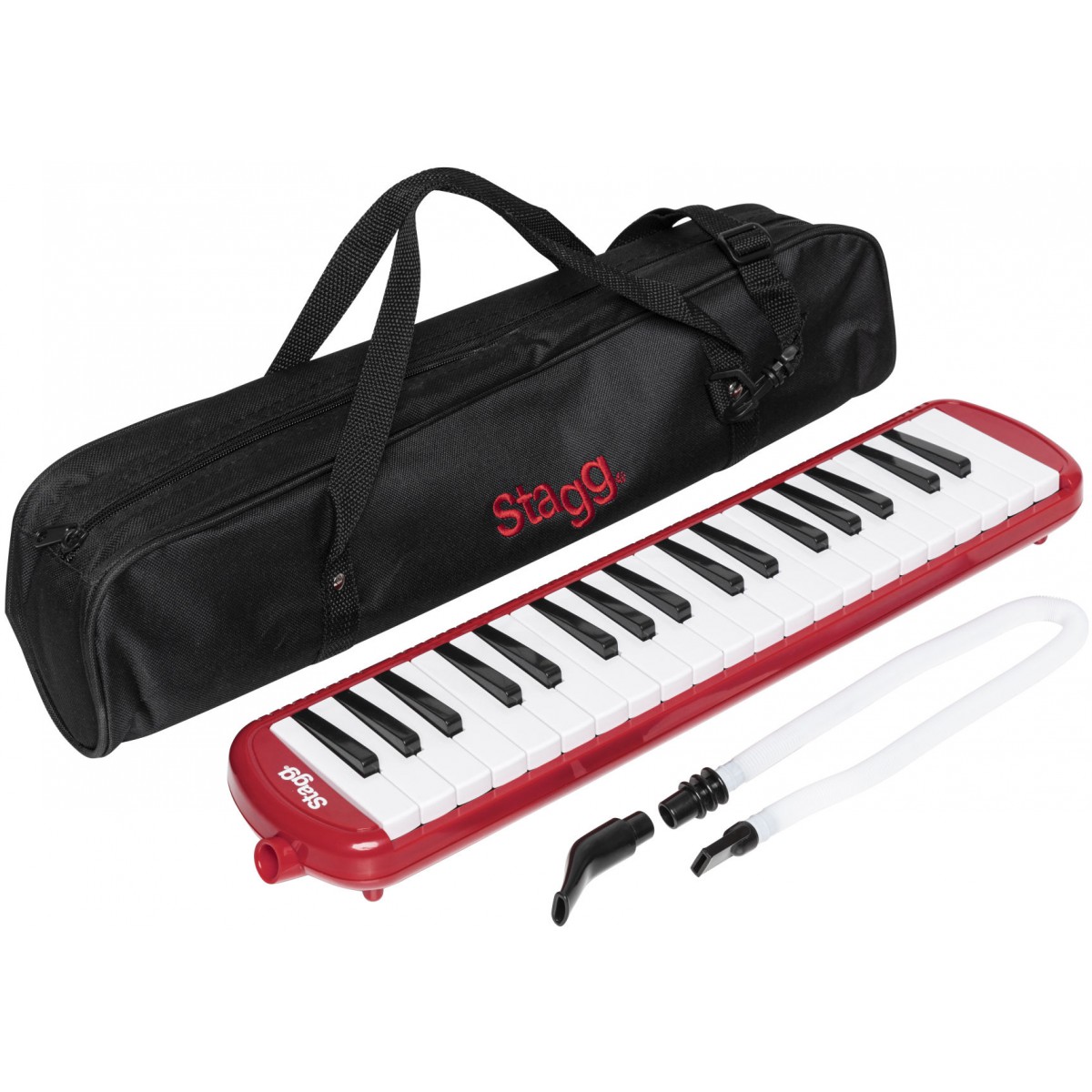 Stagg MELOSTA37 RD, klávesová harmonika, červená | Obrázok 1 | eplay.sk