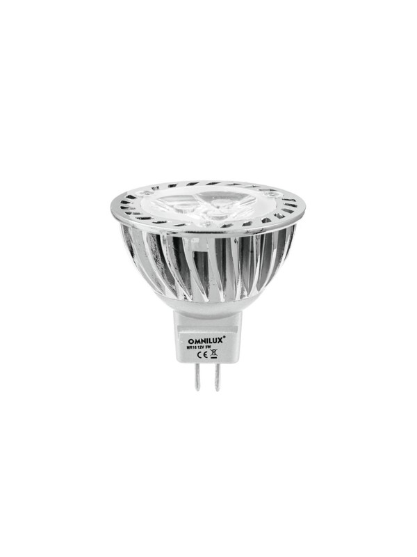 12V MR-16 GU-5.3 Omnilux, 3x1W LED 3000K | Obrázok 1 | eplay.sk