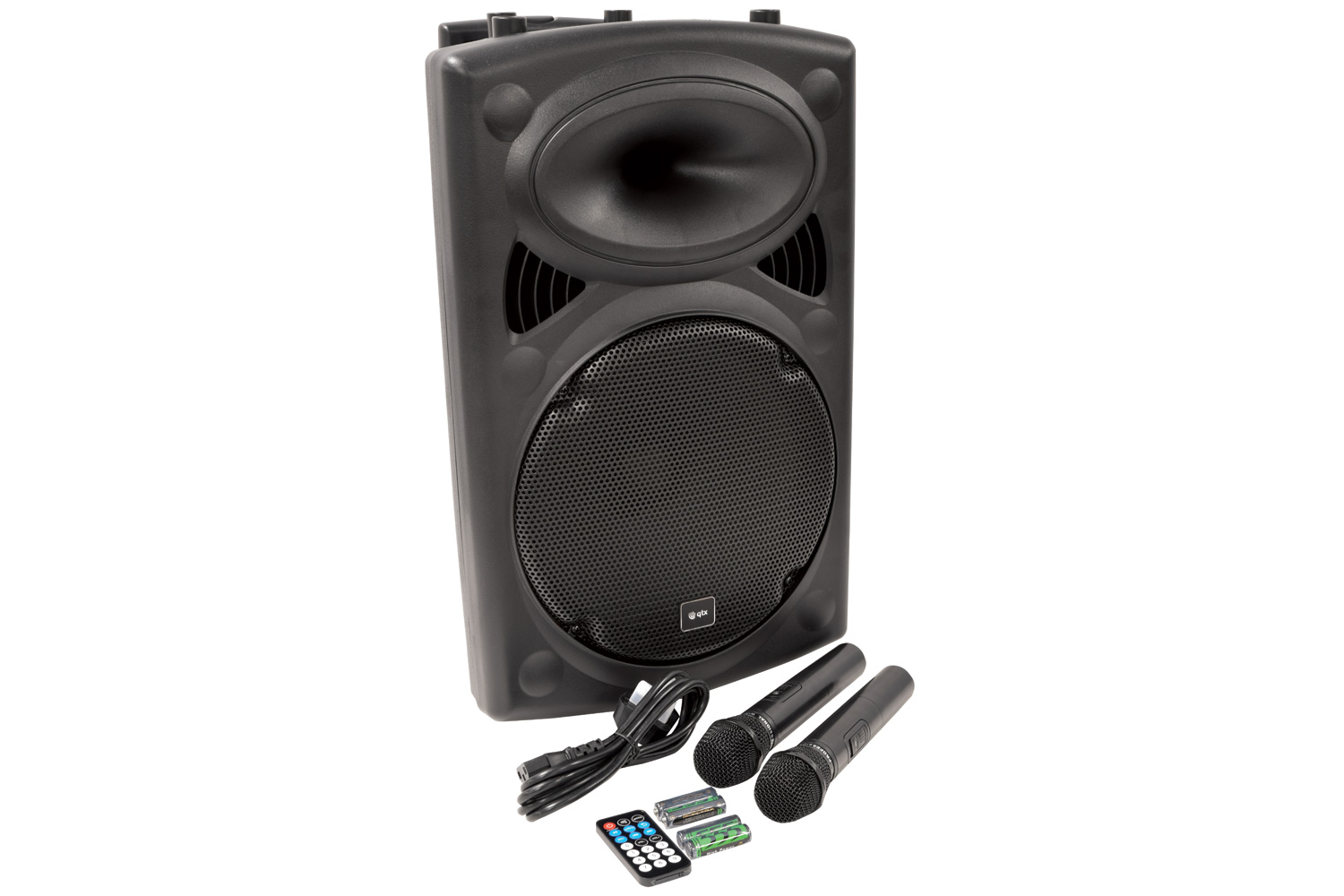 QTX QR-12, mobilný 12 zvukový systém MP3/2x VHF, Bluetooth | Obrázok 1 | eplay.sk
