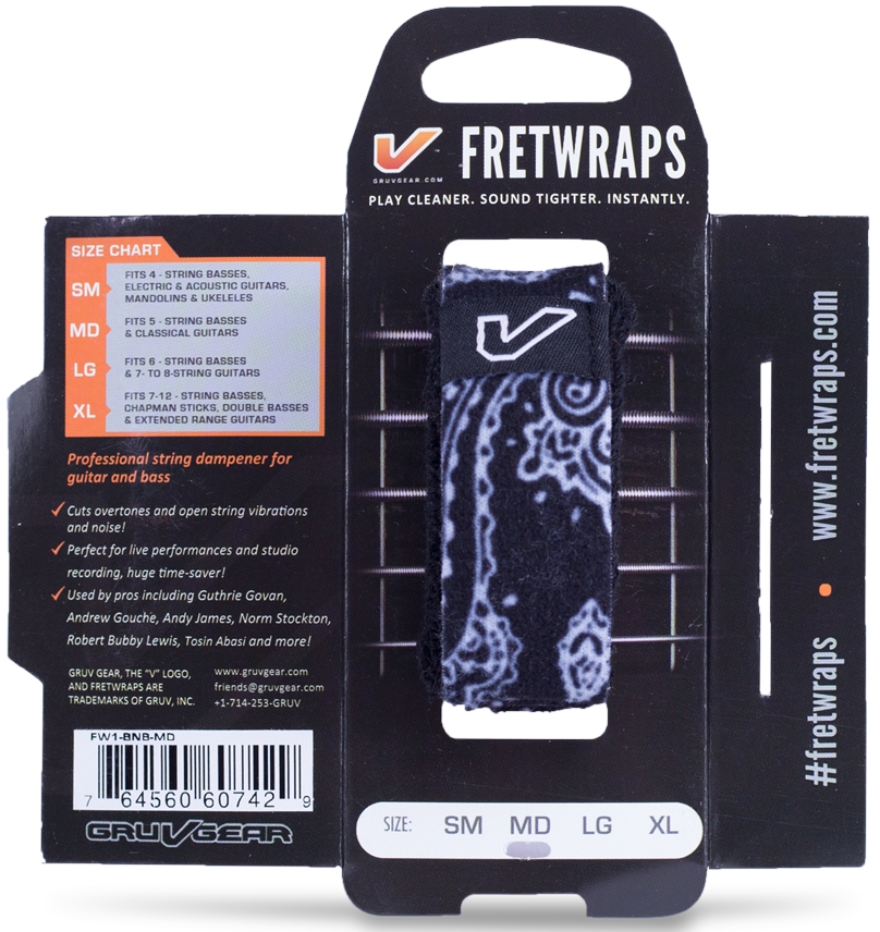 GRUVGEAR FretWraps Bandana Black Small | Obrázok 1 | eplay.sk