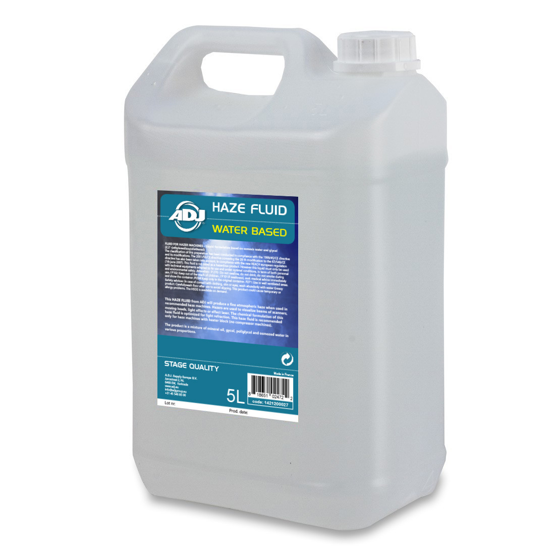 ADJ Hazer Fluid water based 5l | Obrázok 1 | eplay.sk