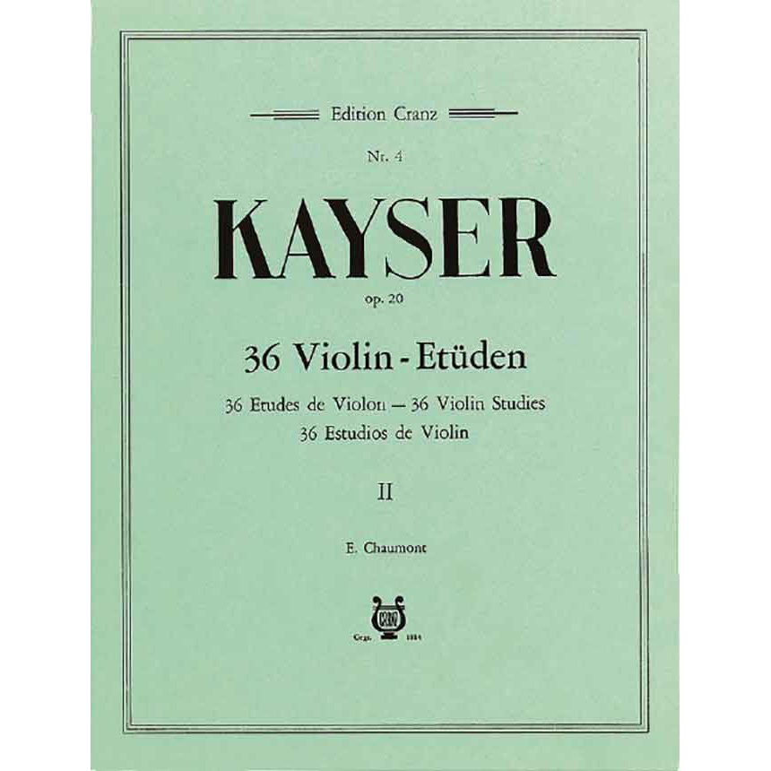 Kayser - 36 Violin Studies Op. 20 Vol.2 | Obrázok 1 | eplay.sk
