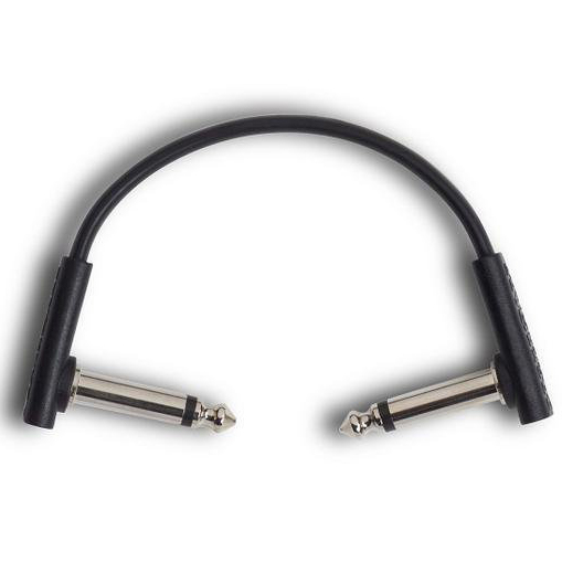 RockBoard Flat Patch Cable Čierna 10 cm Zalomený - Zalomený | Obrázok 1 | eplay.sk