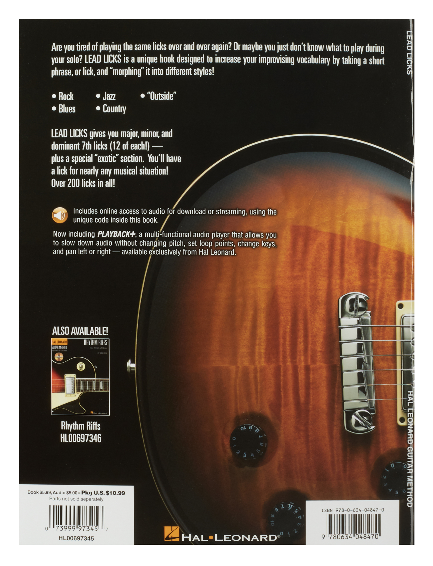 MS Hal Leonard Guitar Method - Lead Licks | Obrázok 1 | eplay.sk