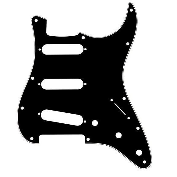Fender 11-Hole Modern Stratocaster Pickguard BK | Obrázok 1 | eplay.sk