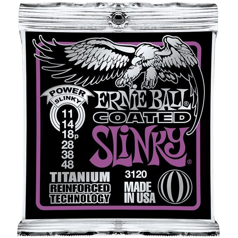 Ernie Ball 3120 Coated Electric Titanium RPS Power | Obrázok 1 | eplay.sk