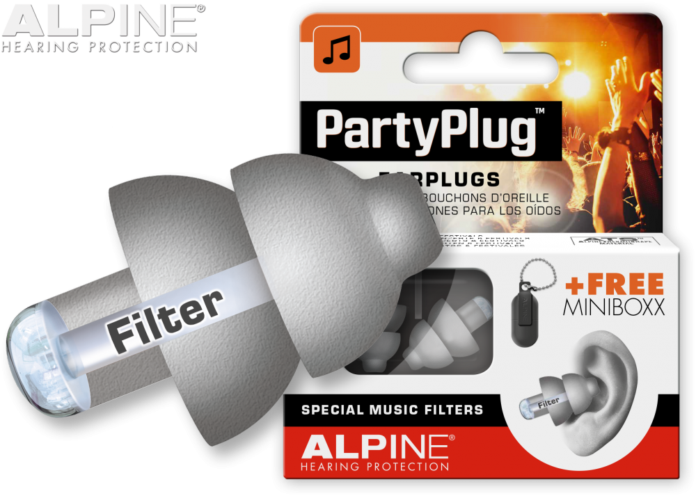 ALPINE PartyPlug Silver Grey | Obrázok 1 | eplay.sk