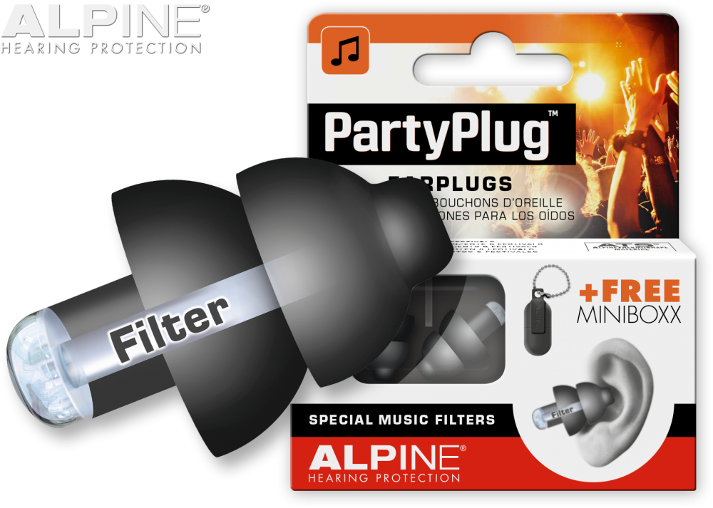 ALPINE PartyPlug Black | Obrázok 1 | eplay.sk