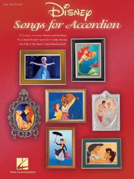 MS Disney Songs for Accordion: 3rd Edition | Obrázok 1 | eplay.sk