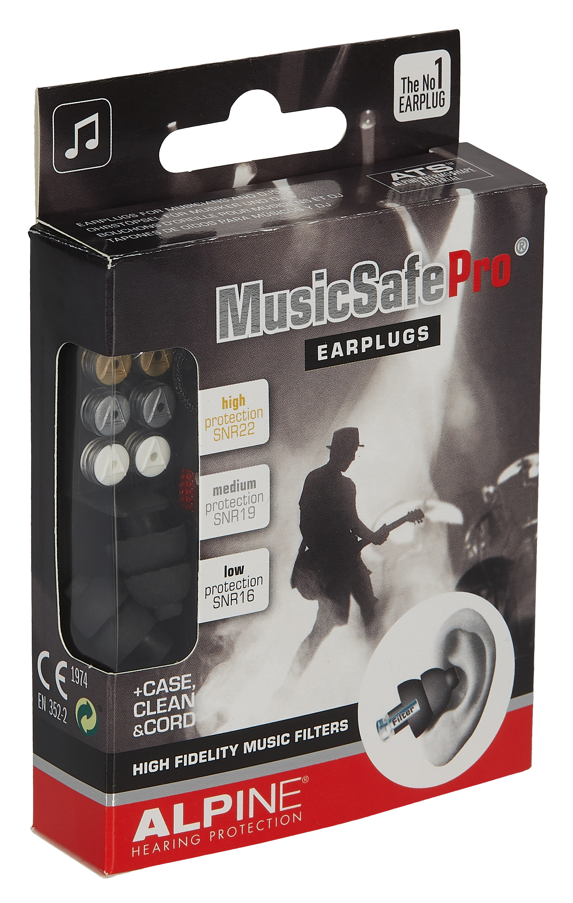 ALPINE MusicSafe Pro Black | Obrázok 1 | eplay.sk