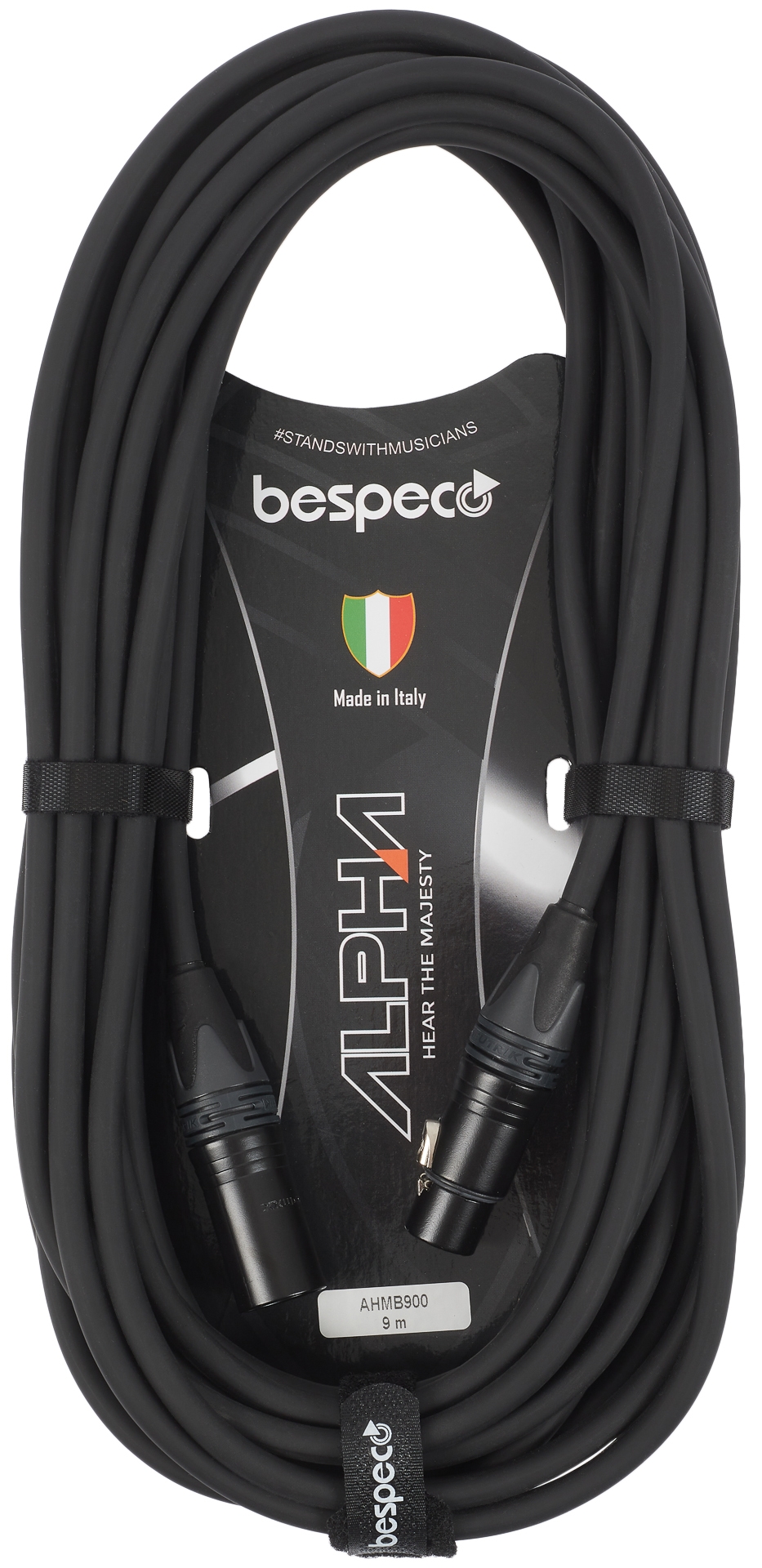 BESPECO Alpha Microphone Cable Neutrik  XLR M - XLR F 9 m | Obrázok 1 | eplay.sk