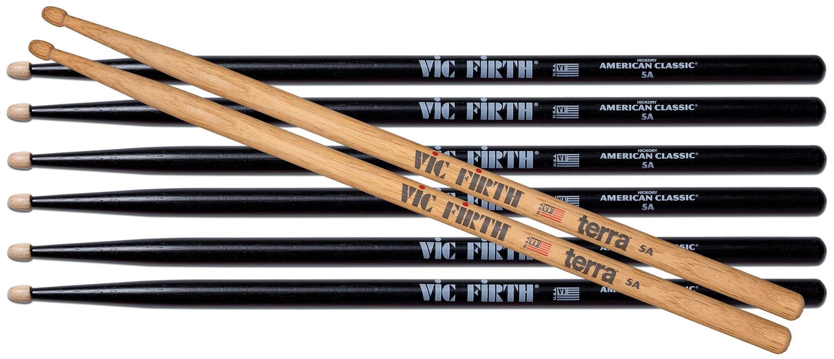 VIC FIRTH 5AB + 5A Terra Bundle | Obrázok 1 | eplay.sk