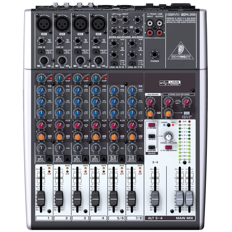 Behringer XENYX 1204 USB | Obrázok 1 | eplay.sk