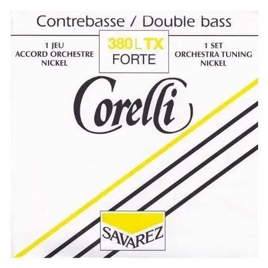 SAVAREZ 380LTX Corelli Double Bass Nickel Orchestra Set - Forte | Obrázok 1 | eplay.sk