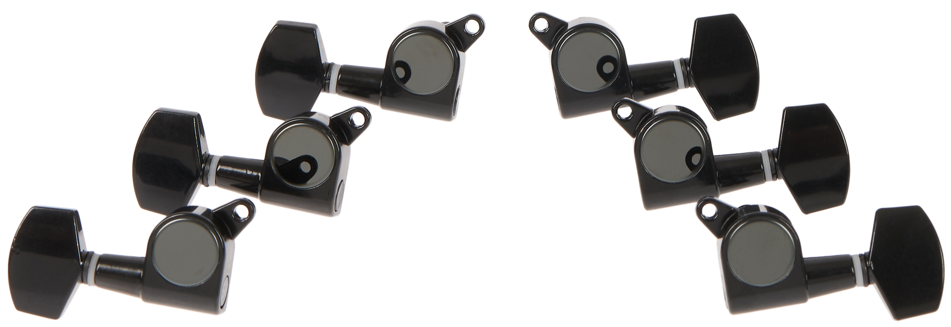 RAZZOR Guitar Tuners 3+3 Black | Obrázok 1 | eplay.sk