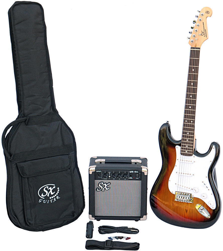 SX SE1 Electric Guitar Kit 3-Tone Sunburst | Obrázok 1 | eplay.sk